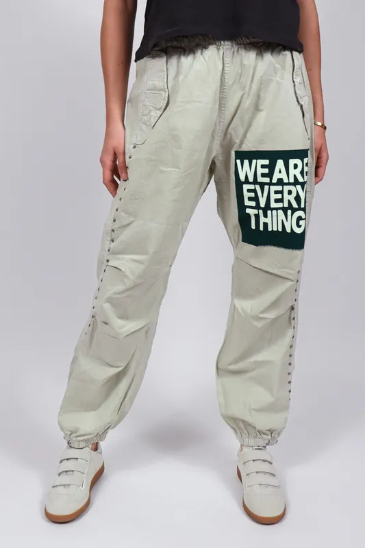 Canyonkid Flap/Snap Poplin Airjump Home/Stud Pant | Dust Powder - Freecity