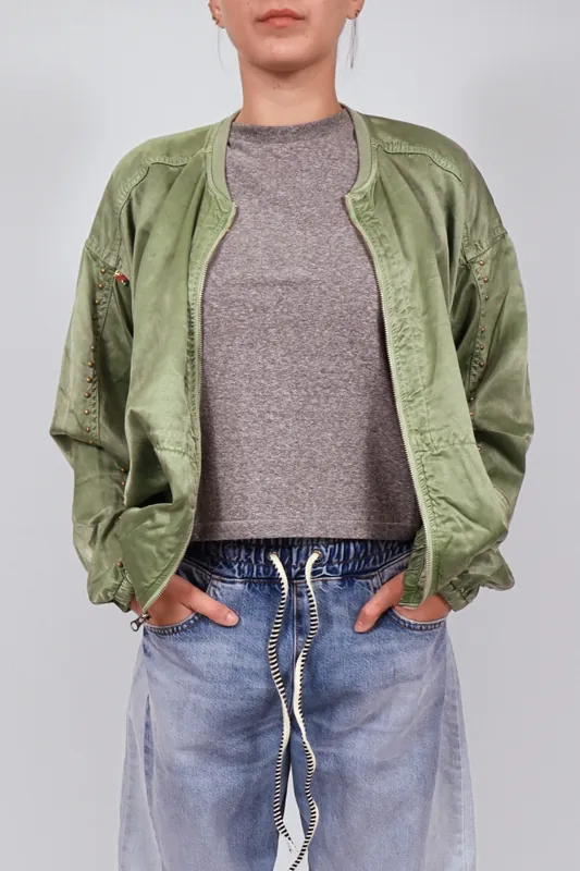 Canyonkid Home/Stud Satin Bomber/Shell | Joshuas Glass - Freecity