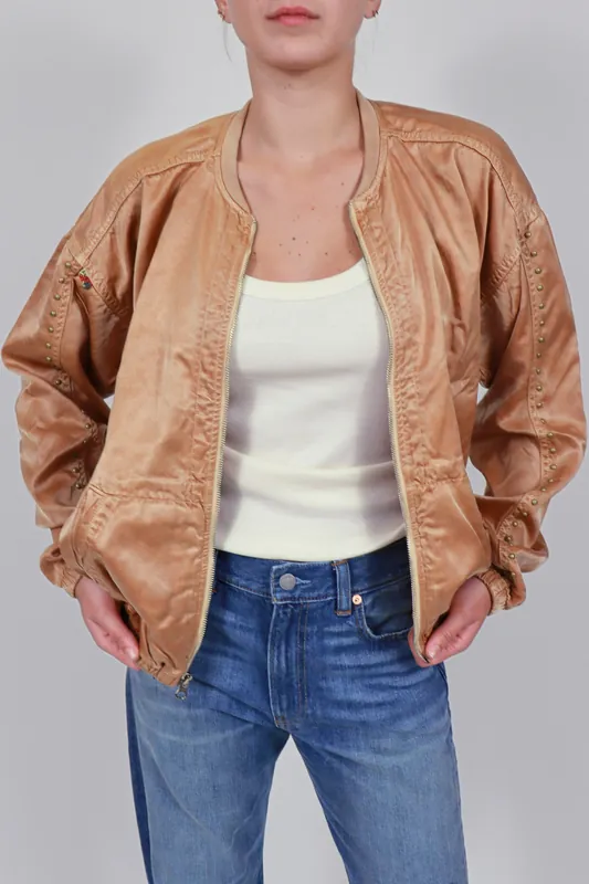 Canyonkid Home/Stud Satin Bomber/Shell | Sunsetcrest Glass - Freecity