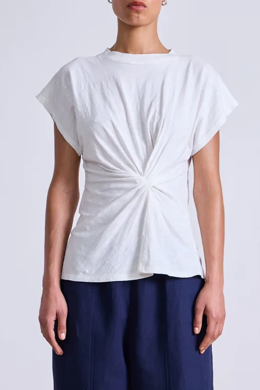 Volta Twist Top | Cream - Apiece Apart