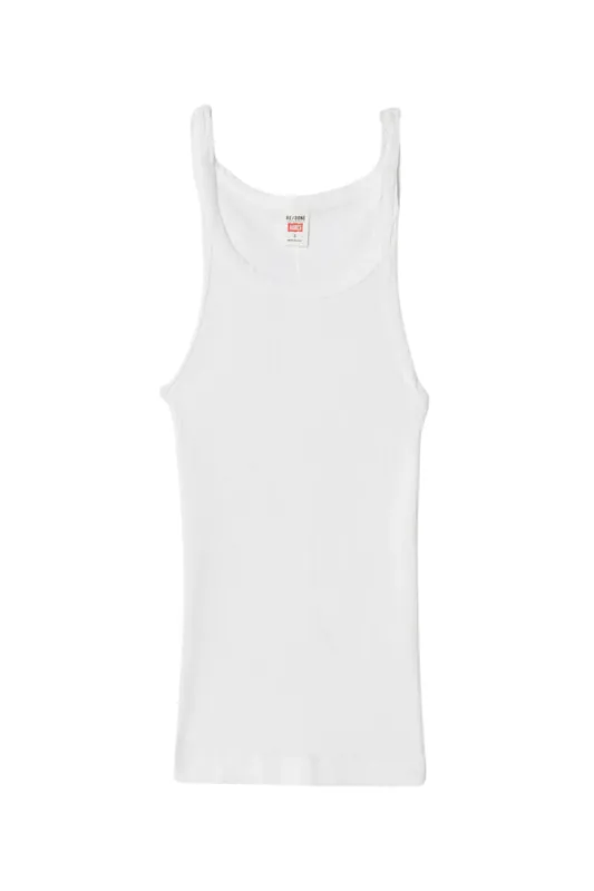 Ribbed Tank | Optic White - Re/Done