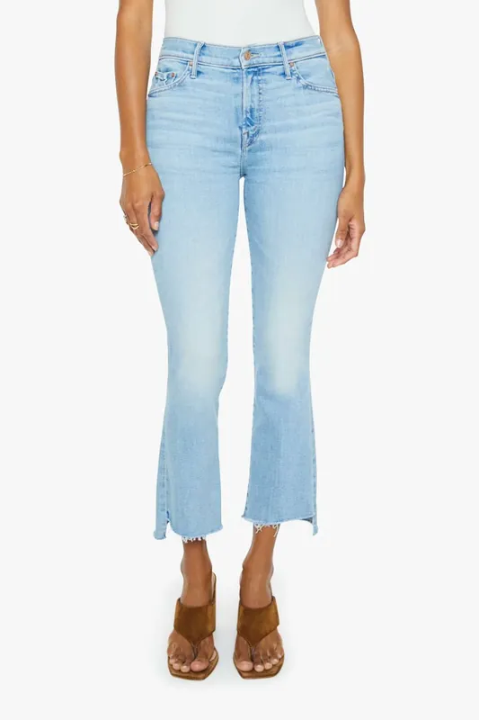 The Insider Crop Step Fray Jean | Beaming - MOTHER