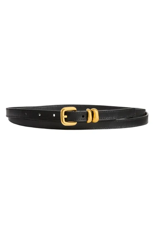 Double Skinny Belt | Black - Altuzarra