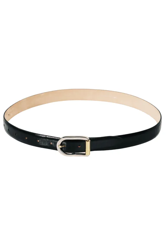 Mija Mixed Metal Belt | Black - Déhanche