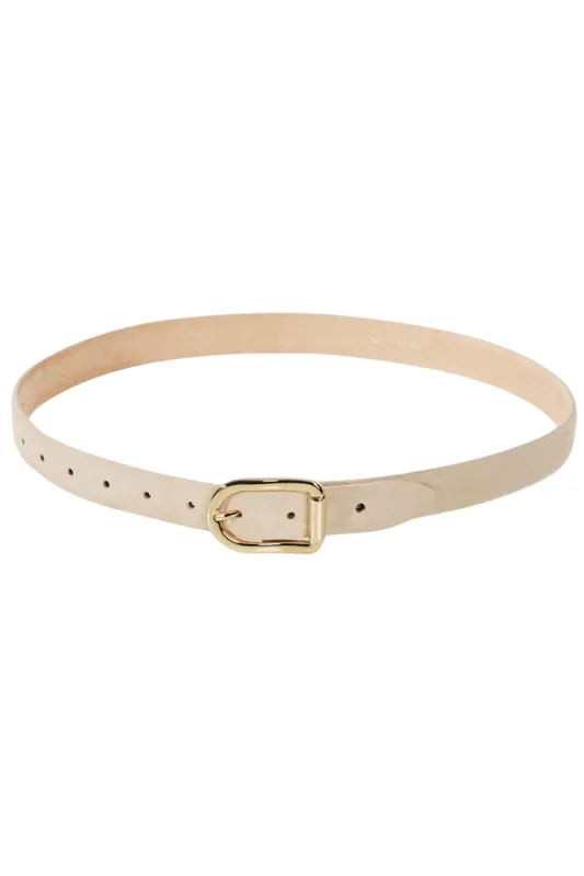 Mija Suede Belt | Papyrus / Gold - Déhanche