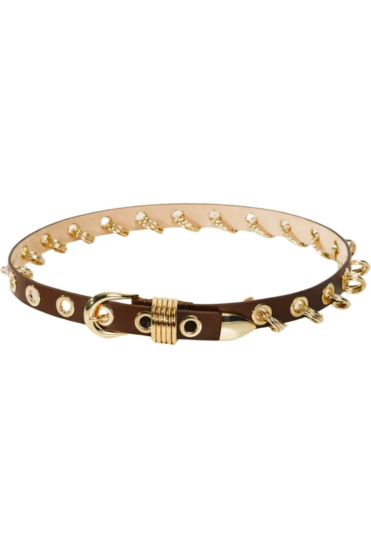 Revenge Belt | Mahogany / Gold - Déhanche