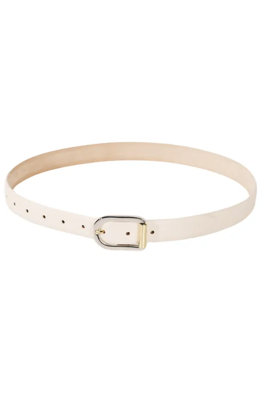 Mija Mixed Metal Belt | Ivory - Déhanche