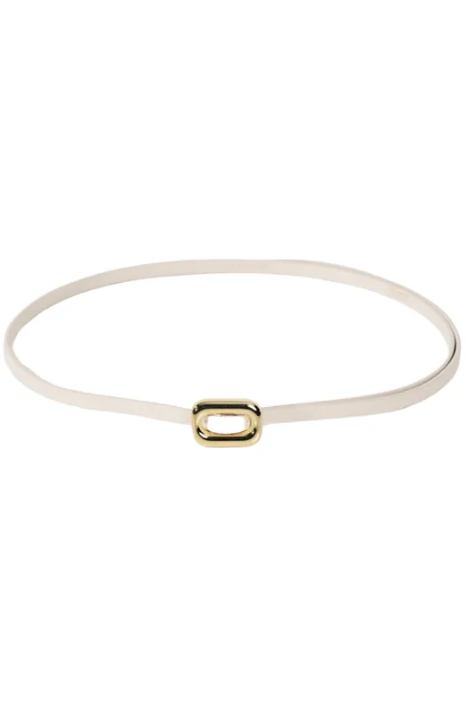 Venura Belt | Ivory / Gold - Déhanche