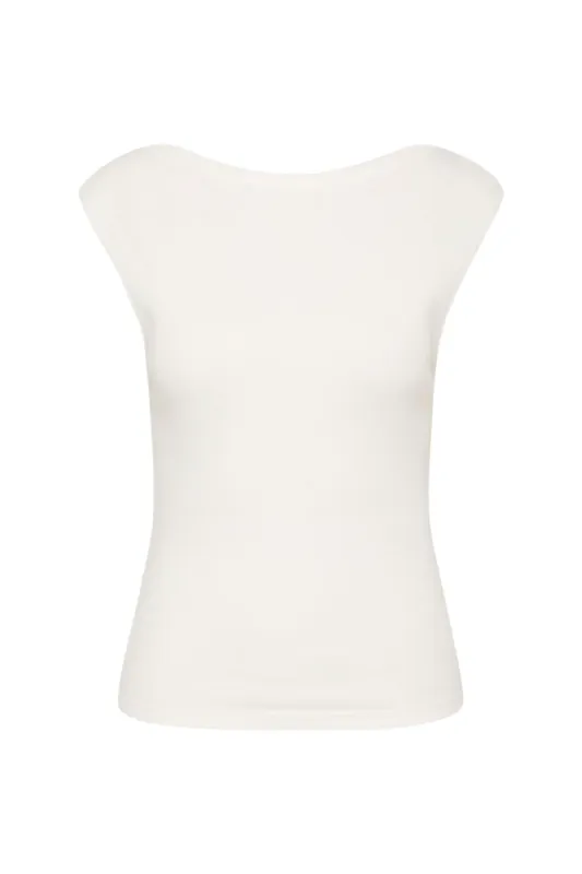 Organic Cotton Ballerina Top | White - St. Agni