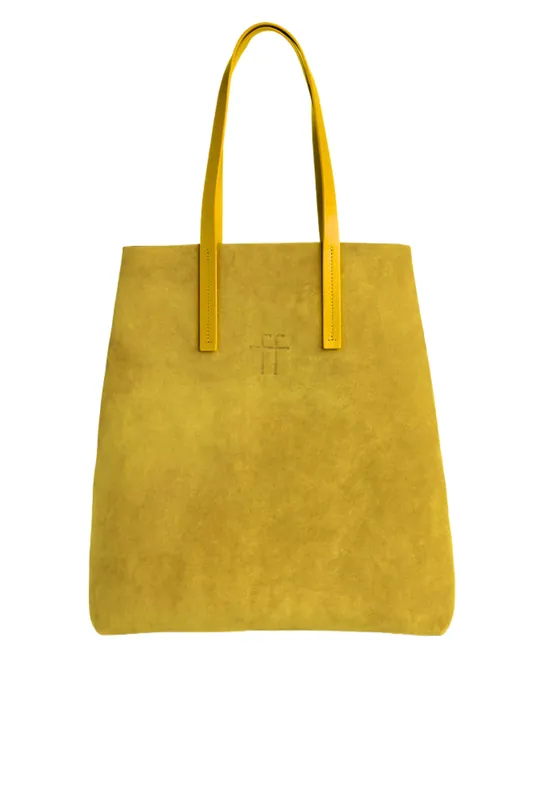 “My Musa” Suede Large Shopper Bag | Ambra - Forte Forte