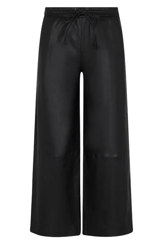 Cropped Baggy Pants | Black - SPRWMN