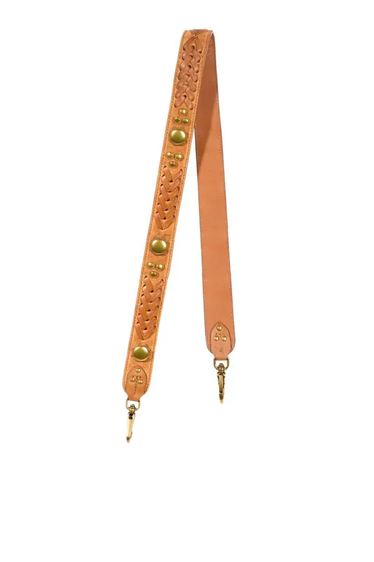 Bandouliere Gaucho Strap | Split Suede Caramel - Jerome Dreyfuss