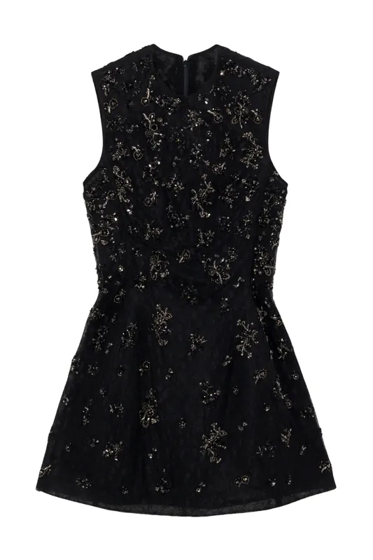 Evelina Sleeveless Mini Dress | Black - Simkhai