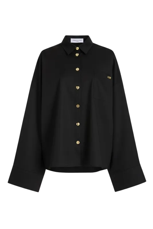 Joe Shirt | Black - Françoise