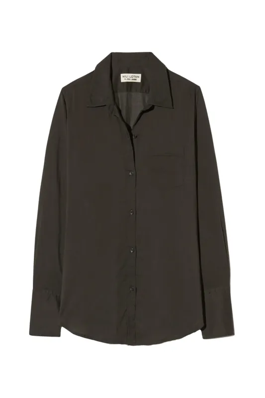NL Shirt | Chocolate Brown - Nili Lotan