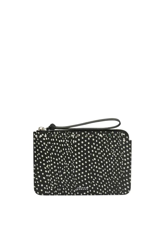 Flat Pouch | Black/Ecru - Isabel Marant