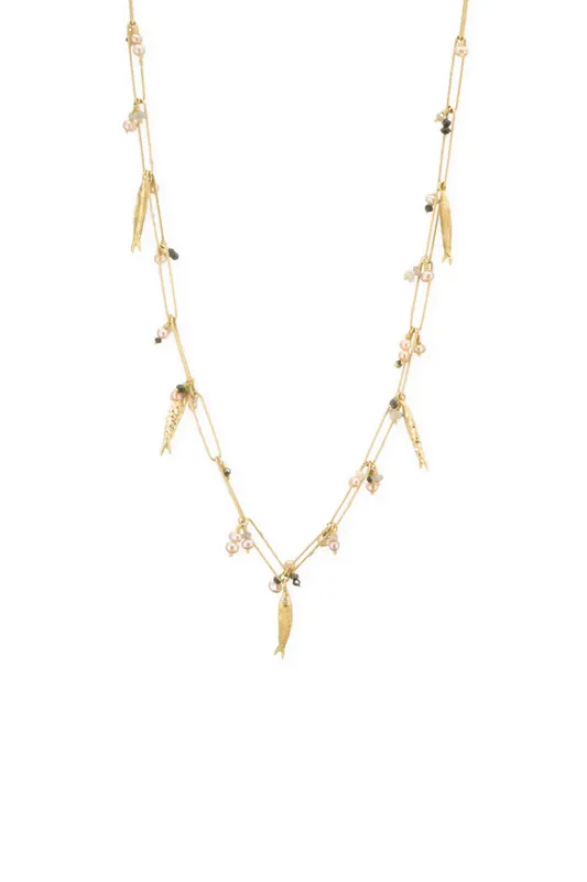 Pesca Abacus Necklace - Erin Cuff Jewelry
