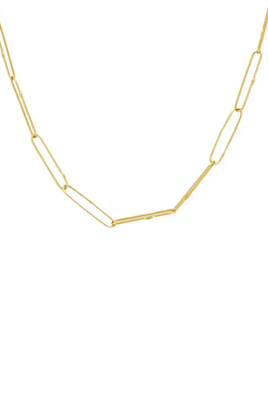 Paperclip Necklace | 18" - Erin Cuff Jewelry