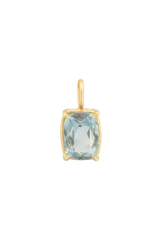 Aquamarine Basket Pendant - Erin Cuff Jewelry