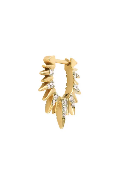 Small Love Explosion Diamond Earring | Single - Three Stories Jewelry