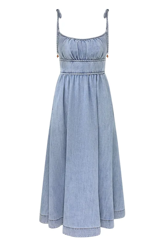 Wanderlust Denim Picnic Dress | Skylark - Zimmermann