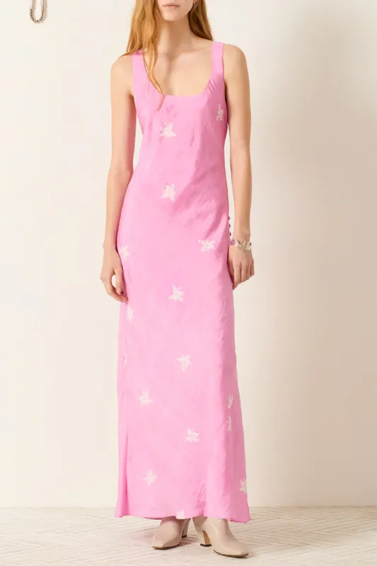 Adele Pink Jasmine Dress | Medium Pink - Alix of Bohemia