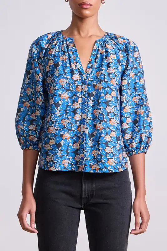 Mitte Top | Florette Blue - Apiece Apart