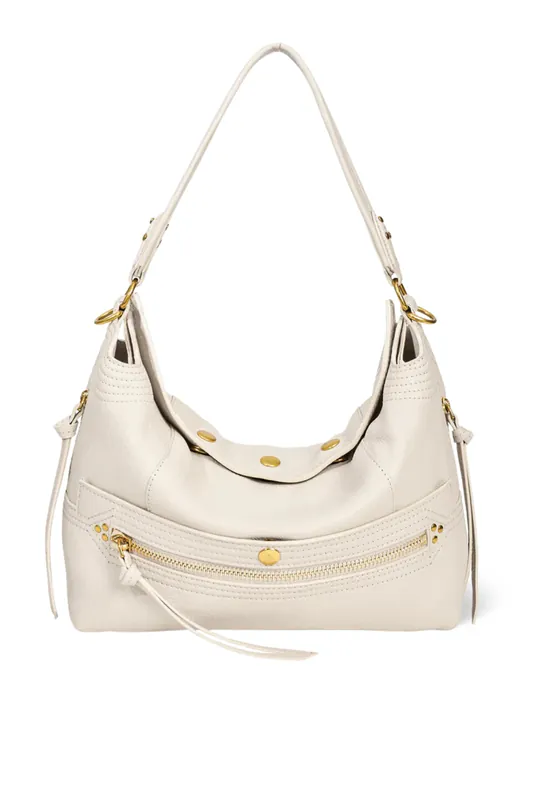 Lucky Hobo Handbag | Ecru - Jerome Dreyfuss