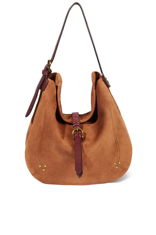 Luis Bag | Split Suede Caramel - Jerome Dreyfuss
