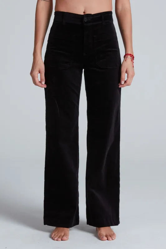 Sailor Velvet Jean | Black - ASKK NY