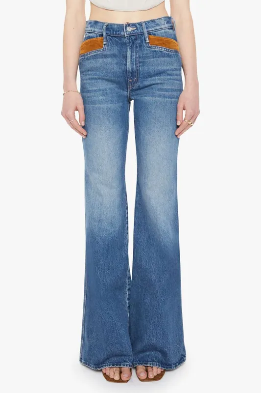 The Pointy Pocket Doozy Heel Jean | Remember When - MOTHER