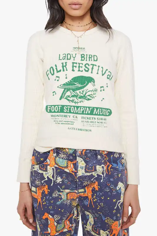 Itty Bitty Goodie Goodie Thermal | Lady Bird Folk Fest - MOTHER