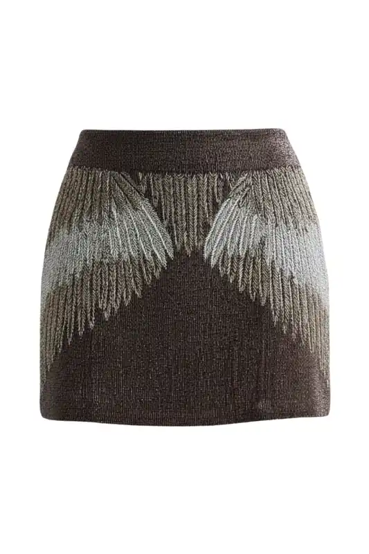 Minnies Skirt | Dark Chocolate/Gunmetal - TWP