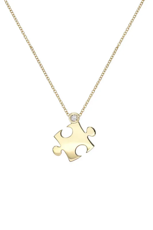 Mini Impetus Puzzle Pendant | 16" - Retrouvai