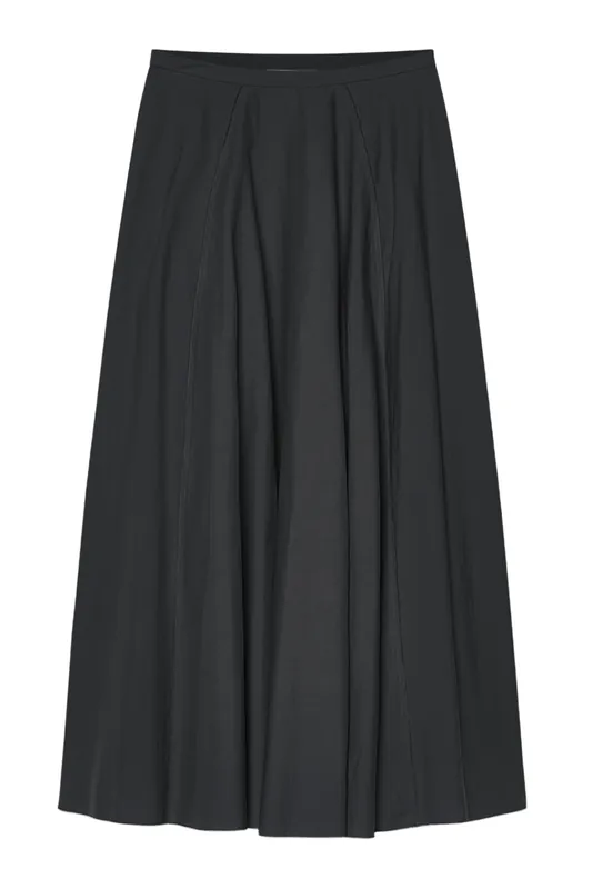 Poplin Paneled Skirt | Notte - Forte Forte