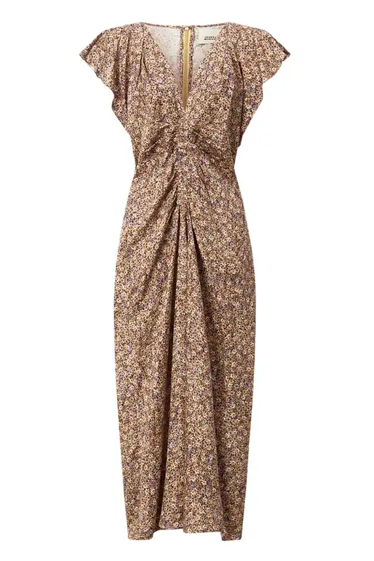 Lyndsay Dress | Ochre - Isabel Marant