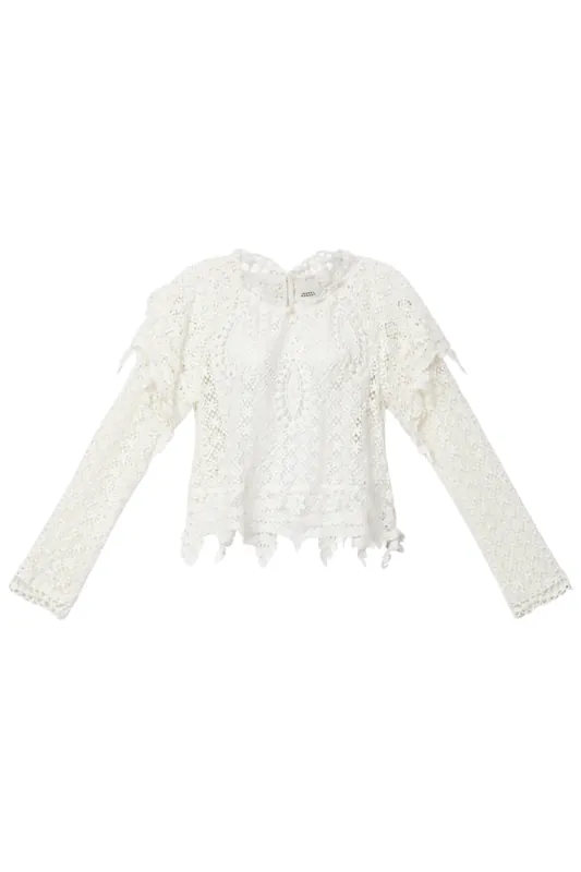 Hyliana Top | White - Isabel Marant