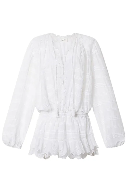 Preya Dress | White - Isabel Marant
