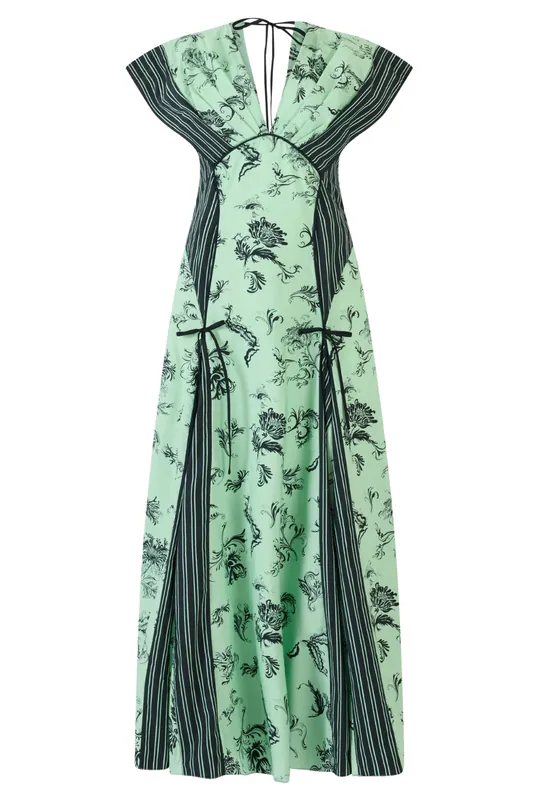 Push Me to the Edge Dress | Sage - Rosie Assoulin