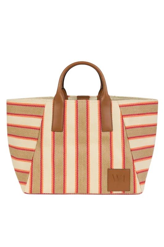 The Riviera Tote | Red Stripe - We-Ar4
