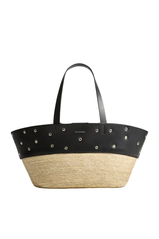 Knot Basket Small | Black/Silver - Altuzarra
