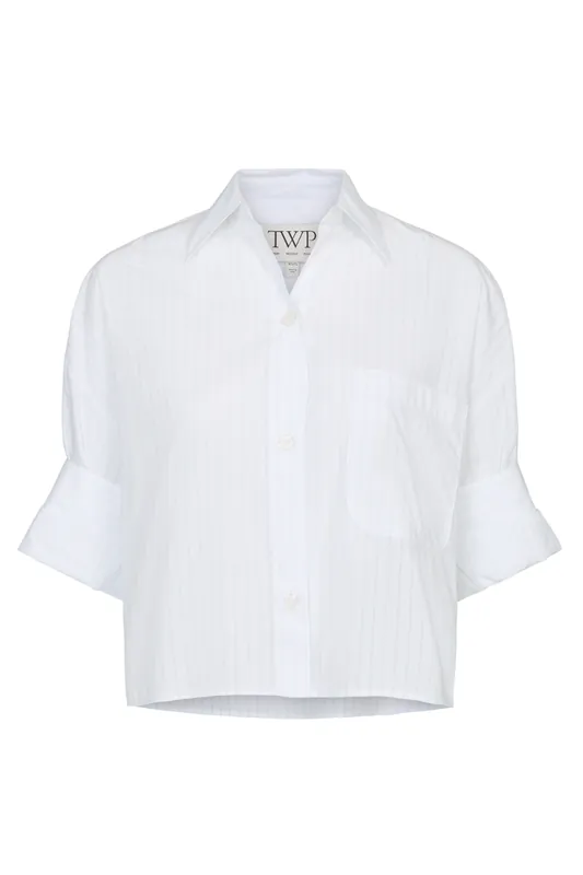 Next Ex Shirt | White/Light Blue - TWP
