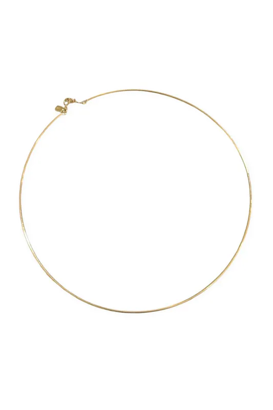 18K Yellow Gold Choker Necklace - Joelle Kharrat