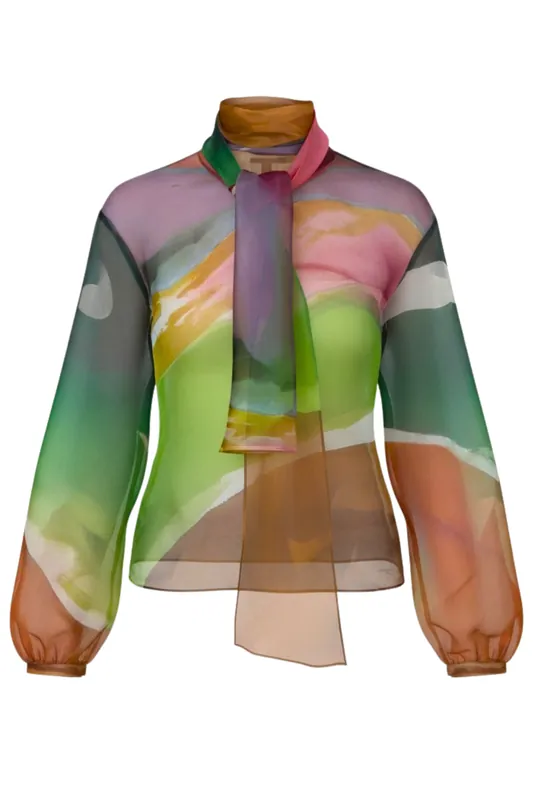 Anisa Organza Blouse | Nature Abhors A Vacuum - Ulla Johnson