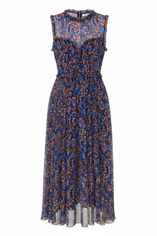 Kasia Silk Dress | Violet - Ulla Johnson