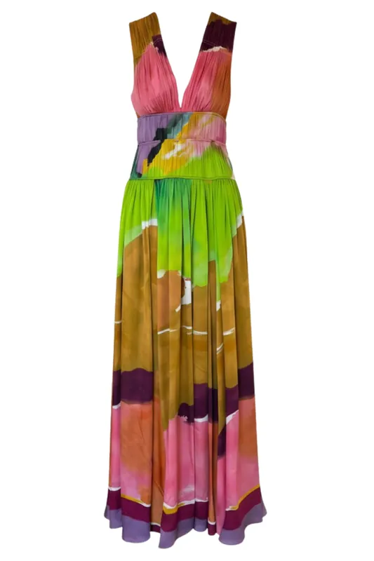 Boheme Silk Gown | Nature Abhors A Vacuum - Ulla Johnson