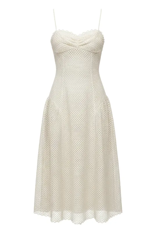 Isotta Eyelet Cotton Dress | Cowrie - Ulla Johnson