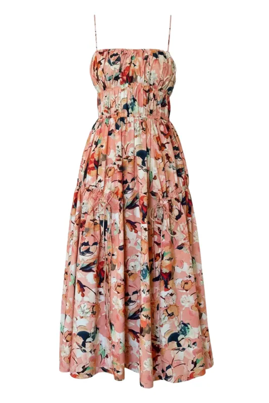 Vidri Cotton Cami Dress | Camellia - Ulla Johnson