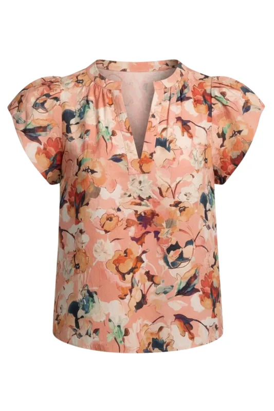 Abril Cotton Top | Camellia - Ulla Johnson