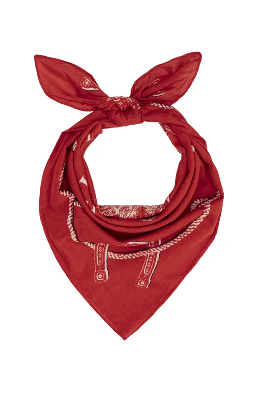 The Stetson Western Bandana | Red - The Great.